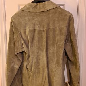 Suede coat